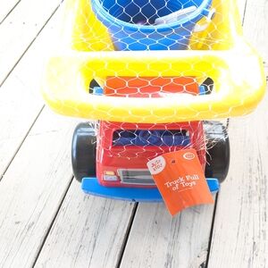 NWT Sand & Beach Red and Yellow Toy Dump Truck